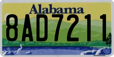 AL license plate 8AD7211