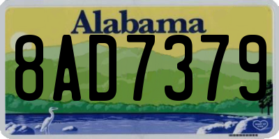 AL license plate 8AD7379