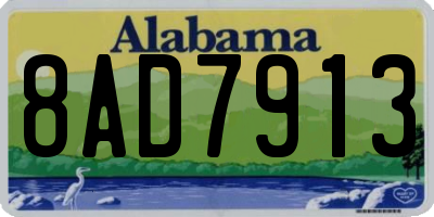AL license plate 8AD7913
