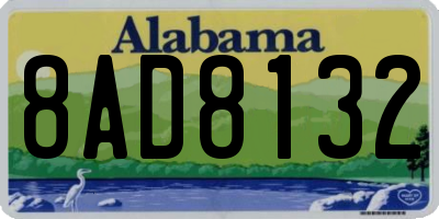 AL license plate 8AD8132