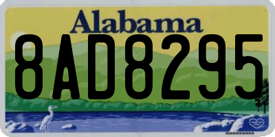 AL license plate 8AD8295