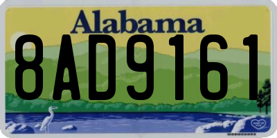 AL license plate 8AD9161