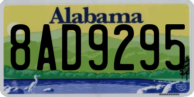 AL license plate 8AD9295