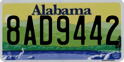 AL license plate 8AD9442