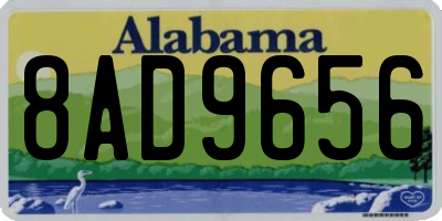 AL license plate 8AD9656