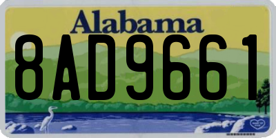 AL license plate 8AD9661
