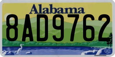 AL license plate 8AD9762