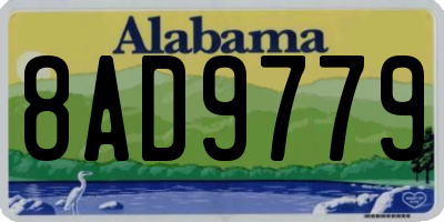 AL license plate 8AD9779