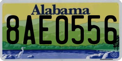 AL license plate 8AE0556