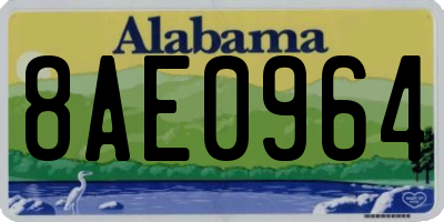 AL license plate 8AE0964
