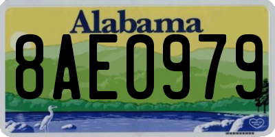 AL license plate 8AE0979