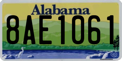 AL license plate 8AE1061