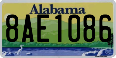 AL license plate 8AE1086
