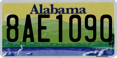 AL license plate 8AE1090
