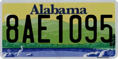 AL license plate 8AE1095