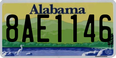 AL license plate 8AE1146