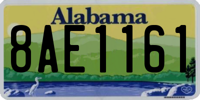 AL license plate 8AE1161
