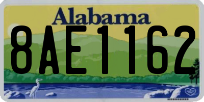 AL license plate 8AE1162