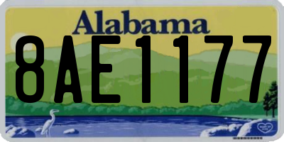 AL license plate 8AE1177