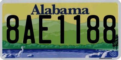 AL license plate 8AE1188