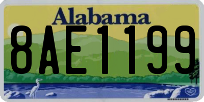 AL license plate 8AE1199