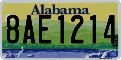 AL license plate 8AE1214