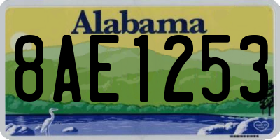AL license plate 8AE1253