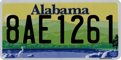 AL license plate 8AE1261
