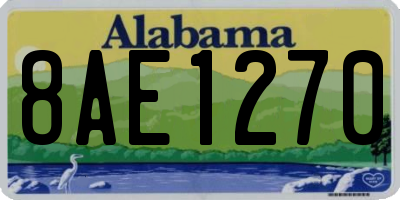 AL license plate 8AE1270