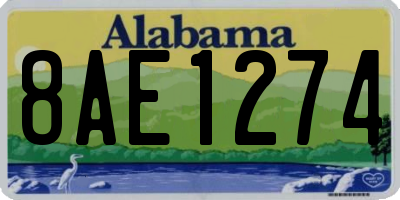 AL license plate 8AE1274