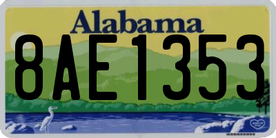 AL license plate 8AE1353