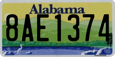 AL license plate 8AE1374
