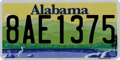 AL license plate 8AE1375