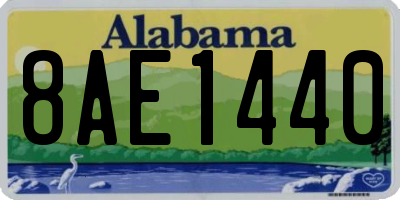AL license plate 8AE1440