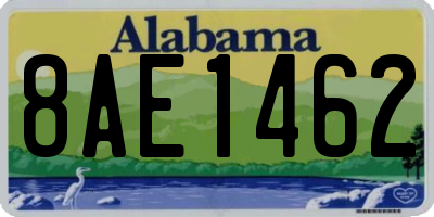 AL license plate 8AE1462