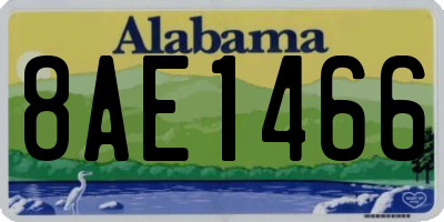 AL license plate 8AE1466