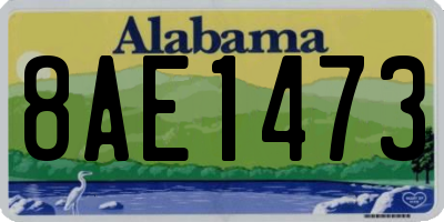 AL license plate 8AE1473