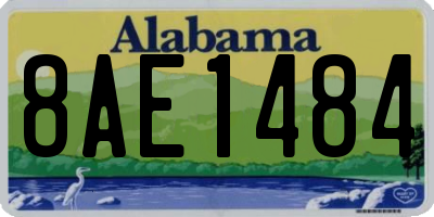 AL license plate 8AE1484