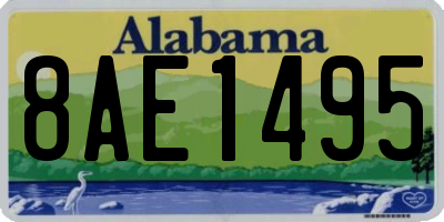AL license plate 8AE1495