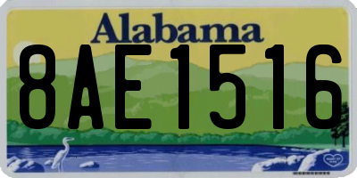 AL license plate 8AE1516