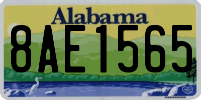 AL license plate 8AE1565