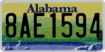 AL license plate 8AE1594