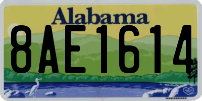 AL license plate 8AE1614
