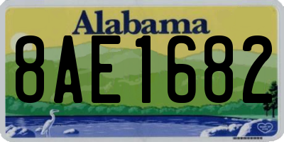 AL license plate 8AE1682