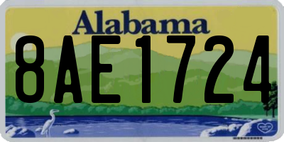 AL license plate 8AE1724