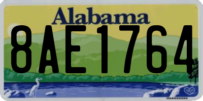 AL license plate 8AE1764