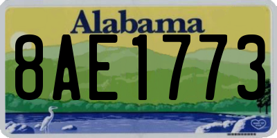 AL license plate 8AE1773