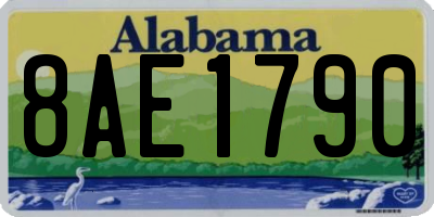 AL license plate 8AE1790
