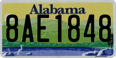 AL license plate 8AE1848