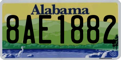 AL license plate 8AE1882